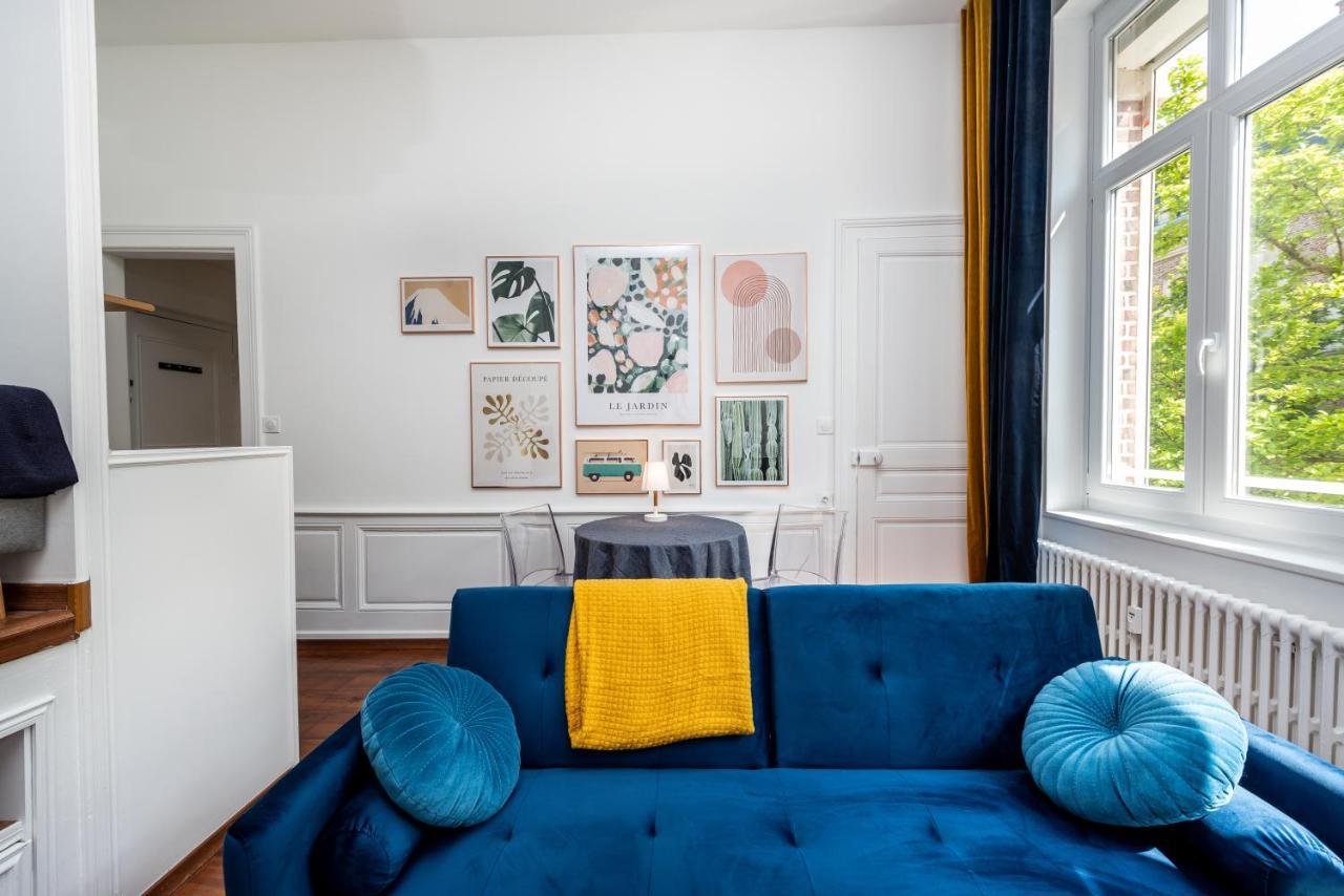 Appartement Centre Ville - Parking Prive Gratuit Amiens Ngoại thất bức ảnh