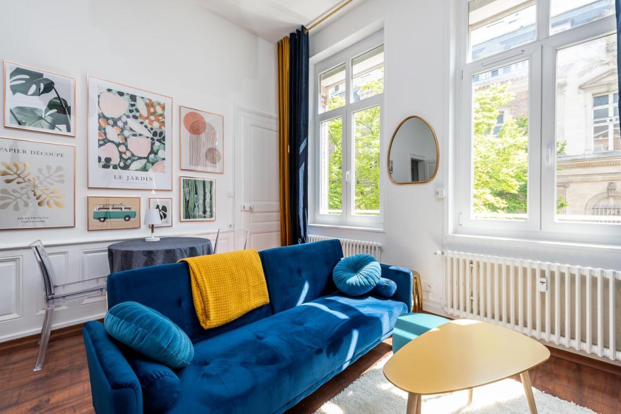 Appartement Centre Ville - Parking Prive Gratuit Amiens Ngoại thất bức ảnh